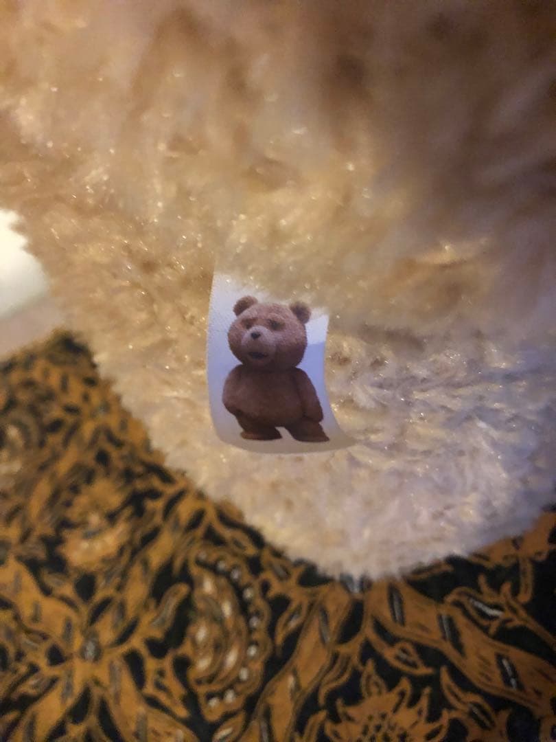 Ted ぬいぐるみ ベージュ 【美品】テッド 正規品 等身大　60cm R指定版