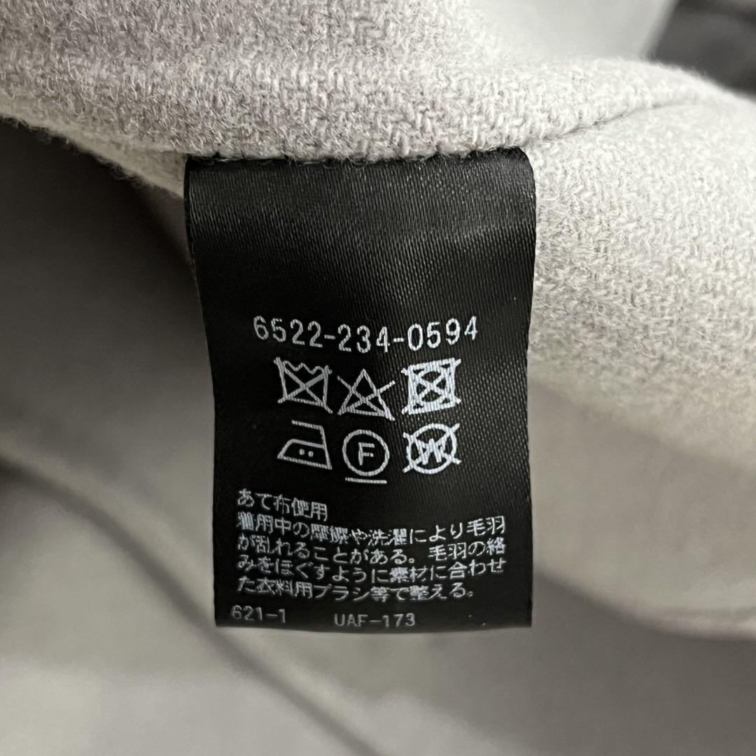 Drawer ウールケヌキノーカラージャケット 36 M グレー 日本製