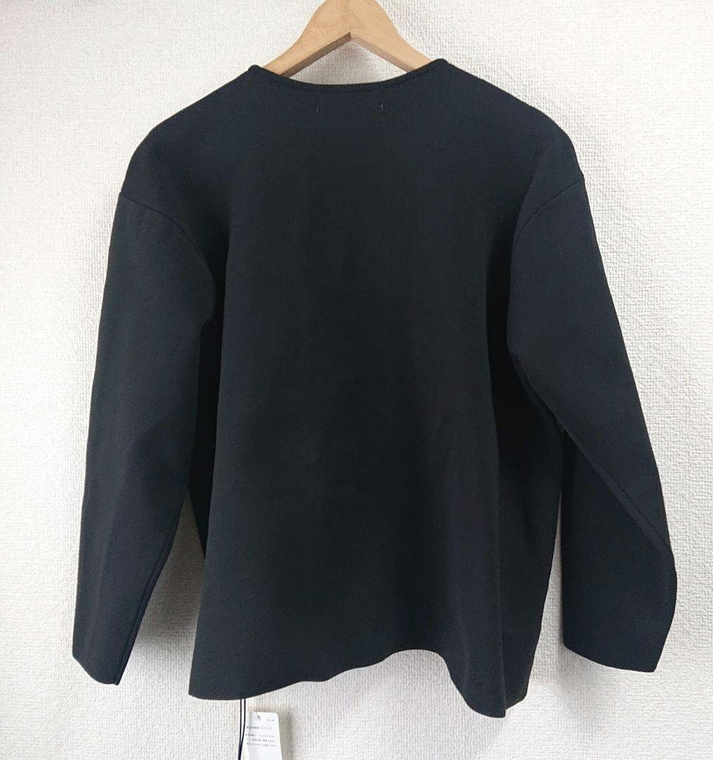 【新品】［quaranciel］ニットノーカラーダブルジャケットカーディガン
