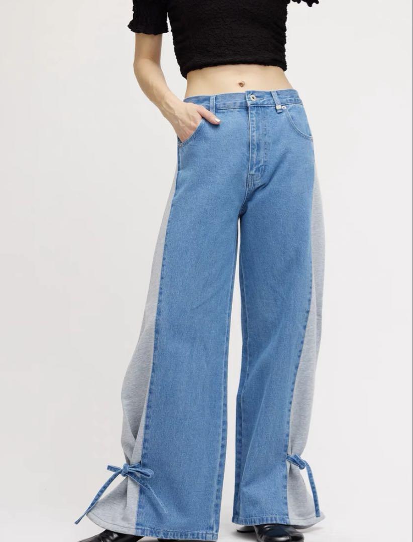 AMERISIDE SWITCH 2WAY RIBBON DENIM PANTS - メルカリ