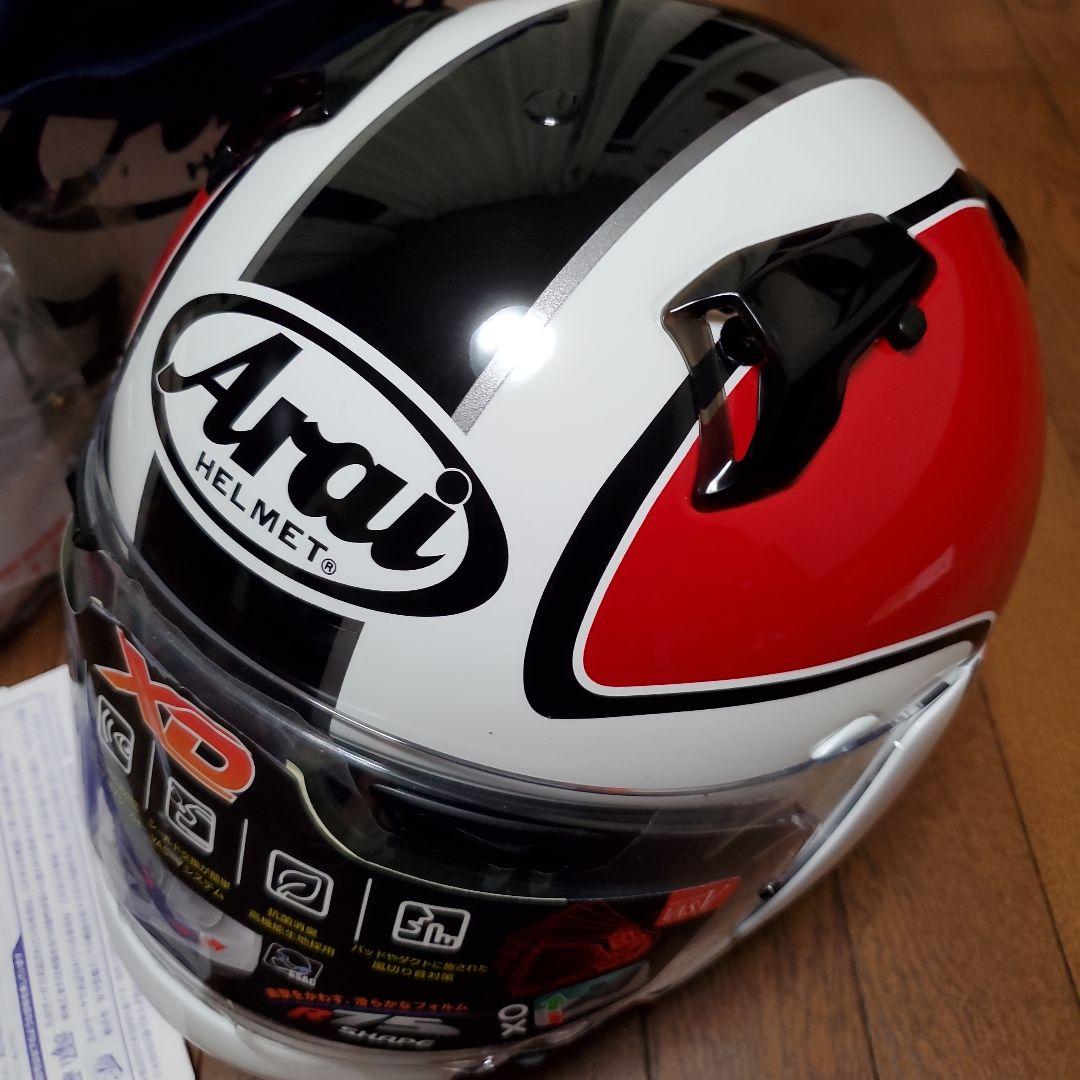 高感度ショップで2023年売れたブランド Arai ヘルメット アライ XD プロシェード付き cm 58 57 レッド セキュリティ・セーフティ