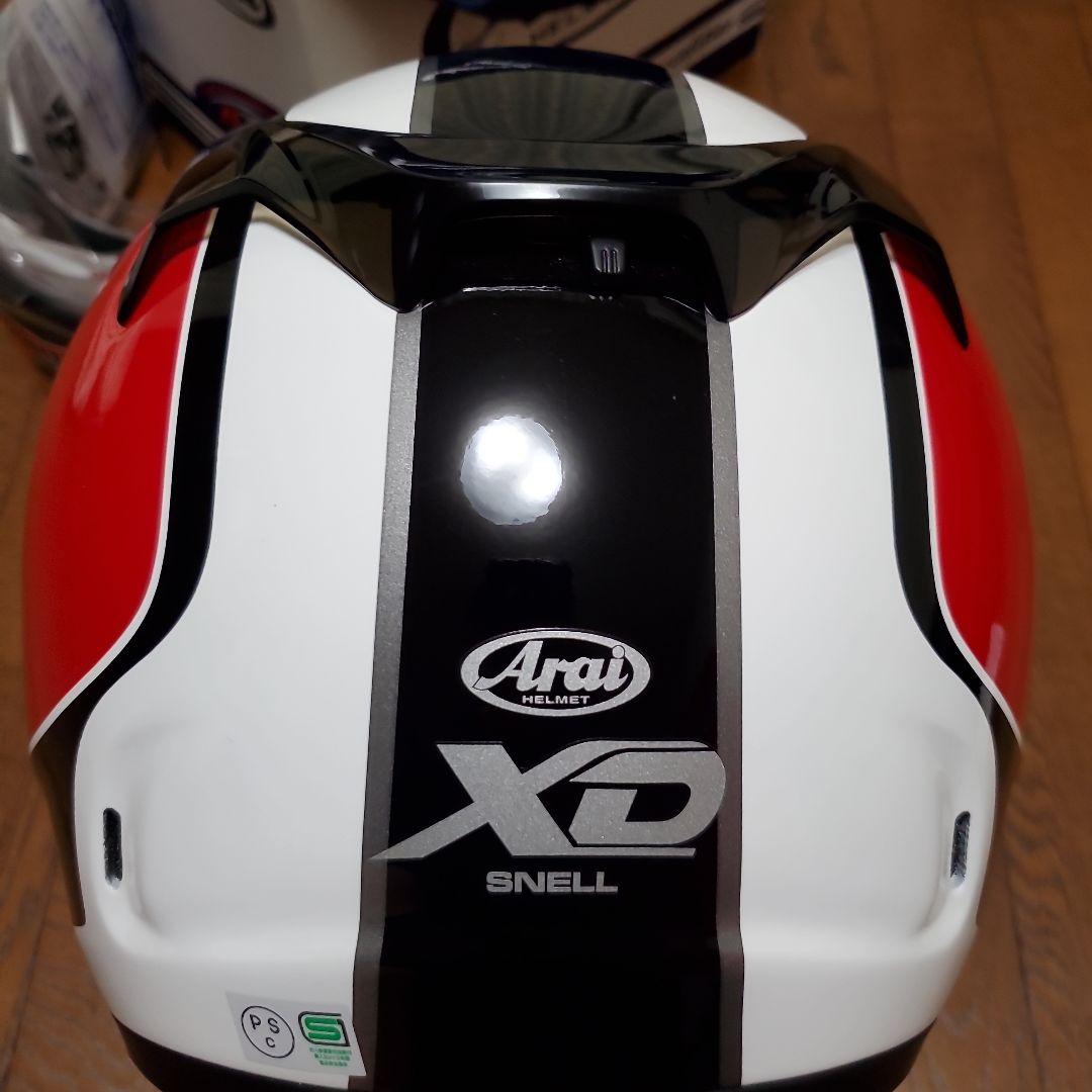 アライ ヘルメット Arai XD レッド 57 58 cm プロシェード付き