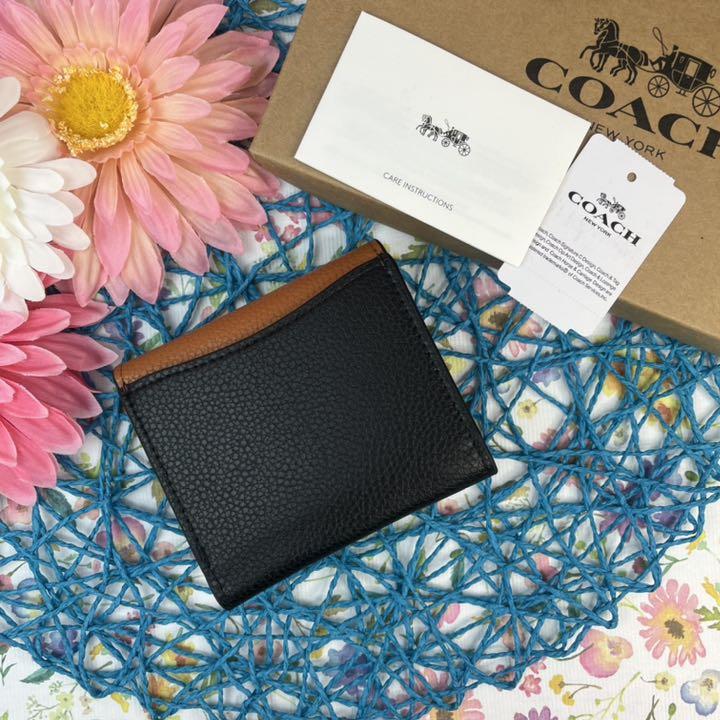 【もあります】 COACH 3つ折り財布 馬車 ロゴ キャメル ホワイト ブラック wdu5Y-m20113693496 までの
