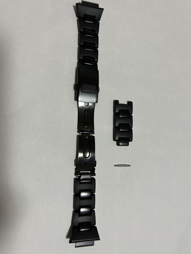 純正　CASIO G-SHOCK ブラック金属ベルト
