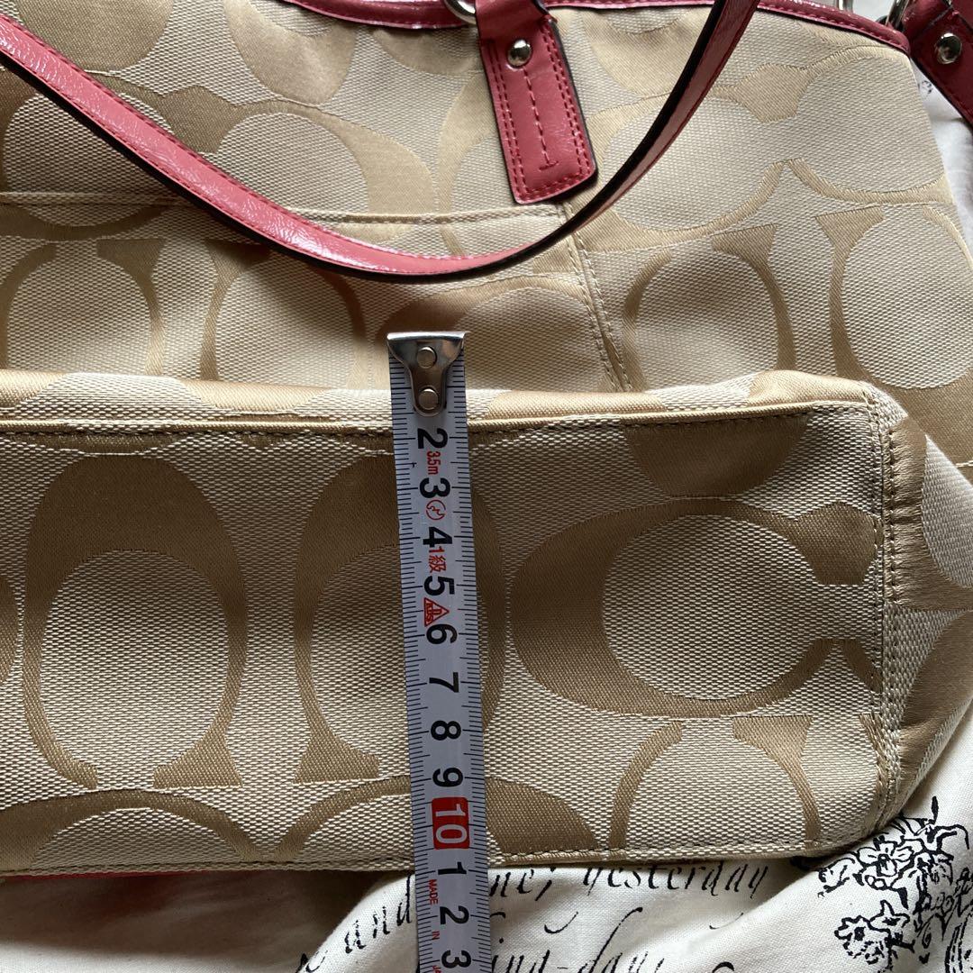 COACH モノグラム 大容量 2 way トート バッグ コーチ US直輸入