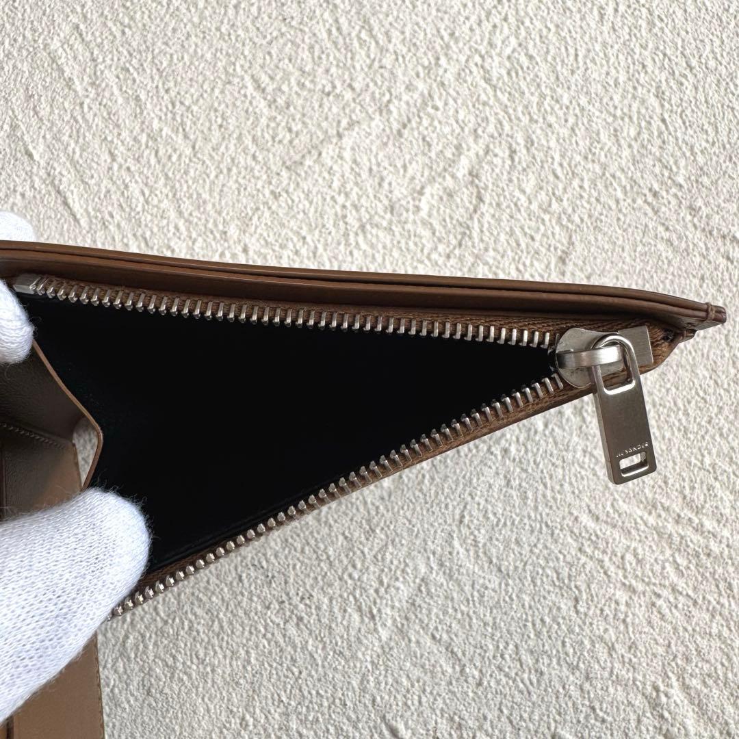 JIL SANDER ジルサンダー ZIP POCKET WALLET ブラウン JIL SANDER ジルサンダー ZIP POCKET WALLET ブラウン