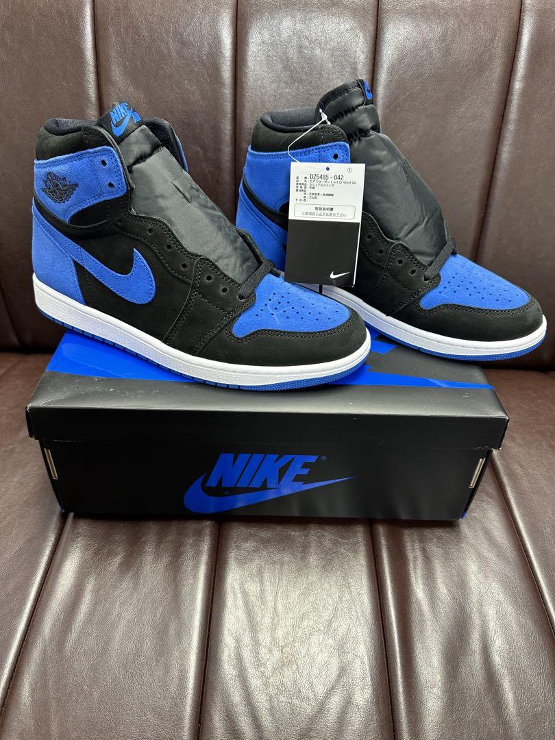 ナイキ エアジョーダン1 ハイ OG ロイヤルリイマジンド 28cm NIKE エアジョーダン1 レトロ ハイ OG ロイヤル リイマジンド
