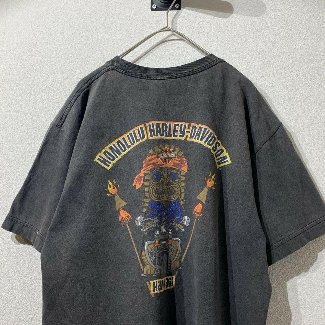 希少 両面プリント tシャツ Hawaii M2axi-m20119366913 古着 ハーレーダビッドソン 超激得定番