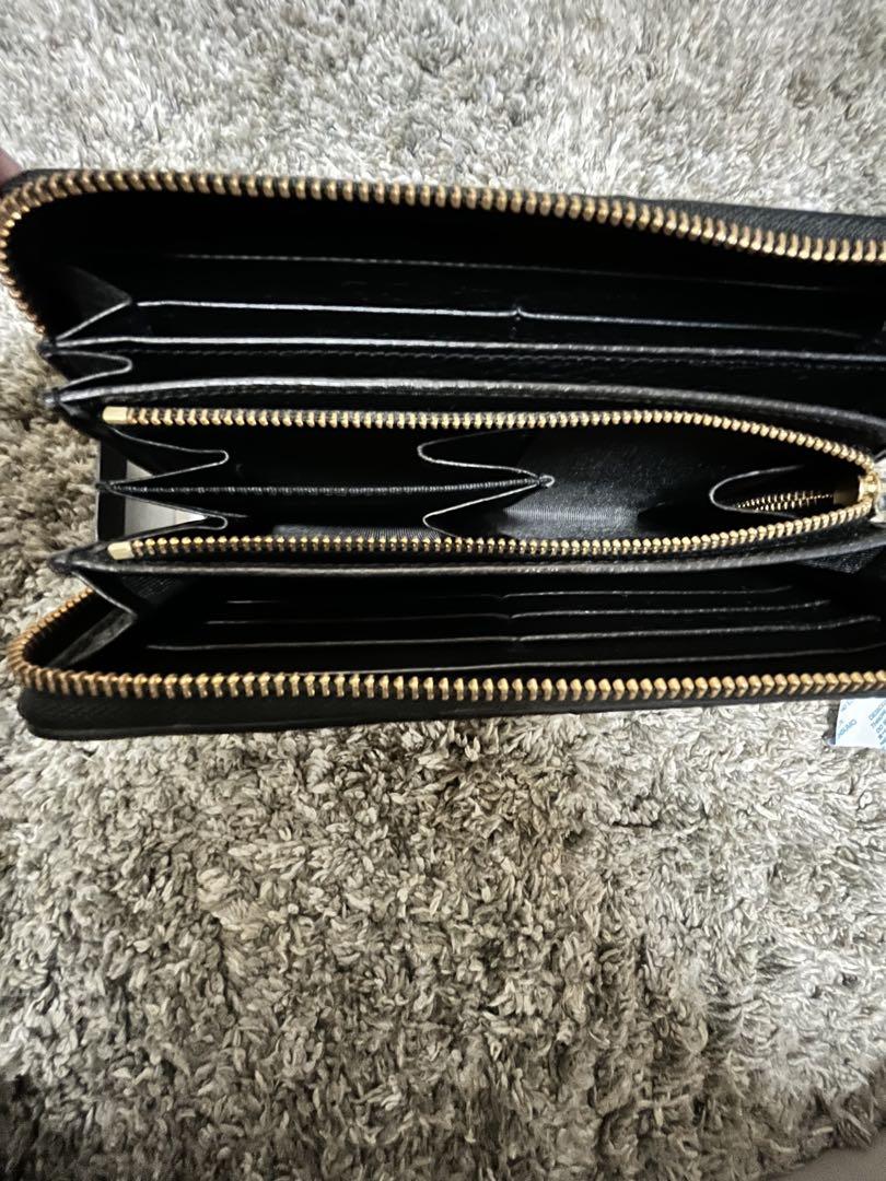 クロコダイルレザー ブラック 長財布