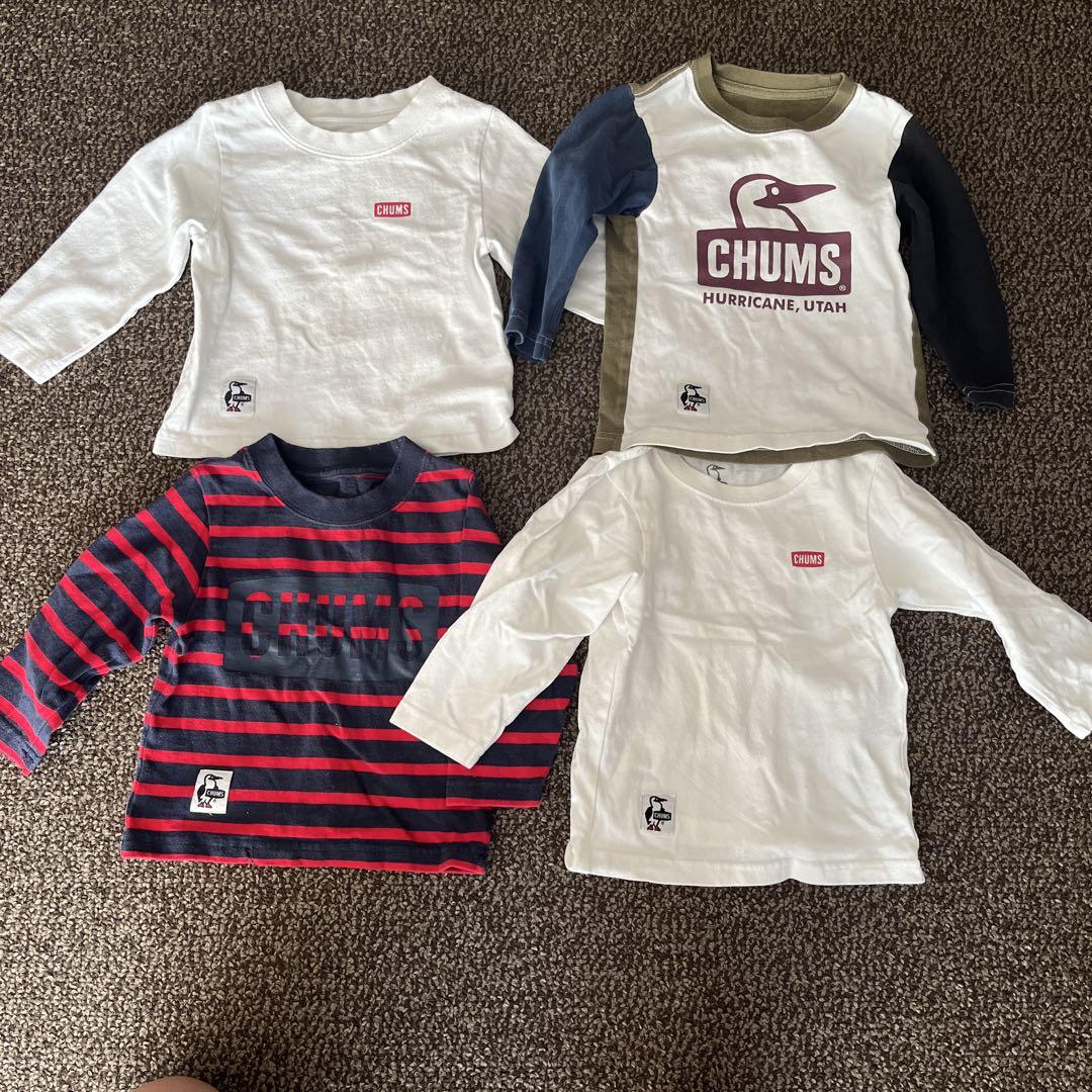 CHUMS 長袖Tシャツ 6枚セット 100cm チャムストップス