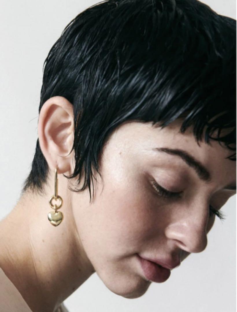 【国内発送】☆Laura Lombardi☆ミニアモリナ ハートピアス Laura Lombardi（ローラロンバルディ）の「MINI AMORINA