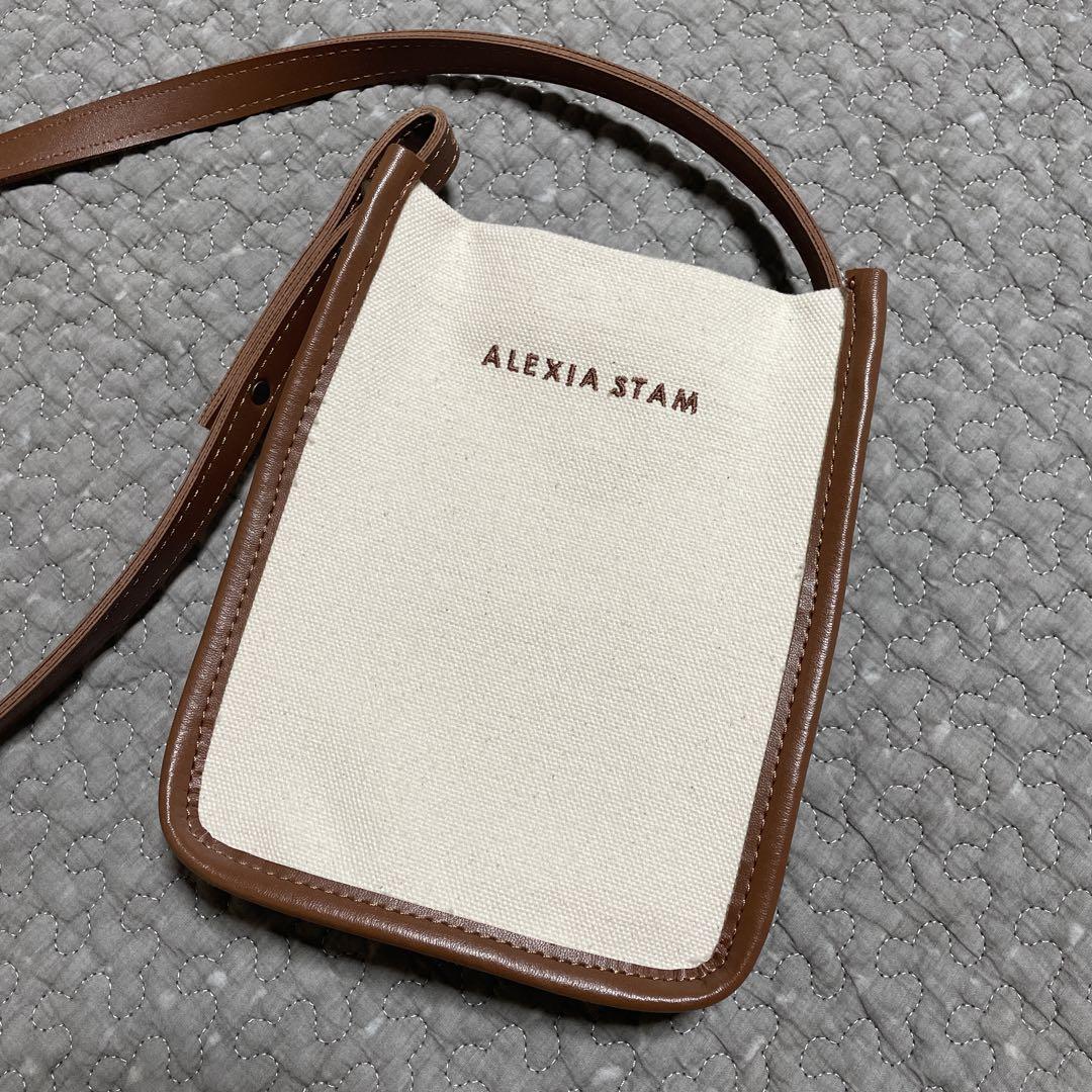 新品未使用 ALEXIA STAM スマホショルダーバッグ - メルカリ