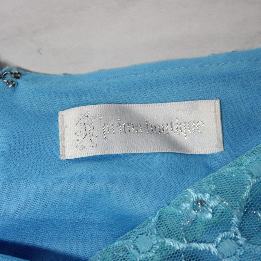 美品 社交ダンス衣装】ワンピース ドレス prima boutique 水色