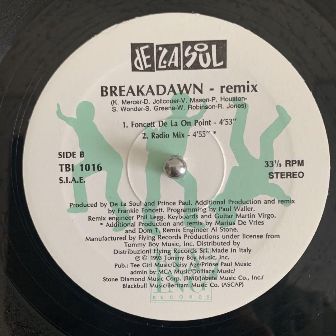 希少》De La Soul Breakadawn レコード - メルカリ