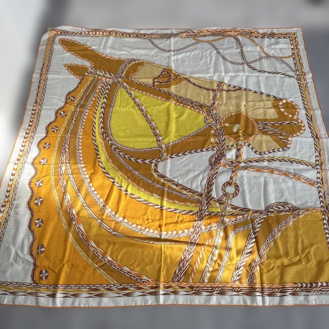 エルメス カシシル カレジェアン 140 イエローHERMES