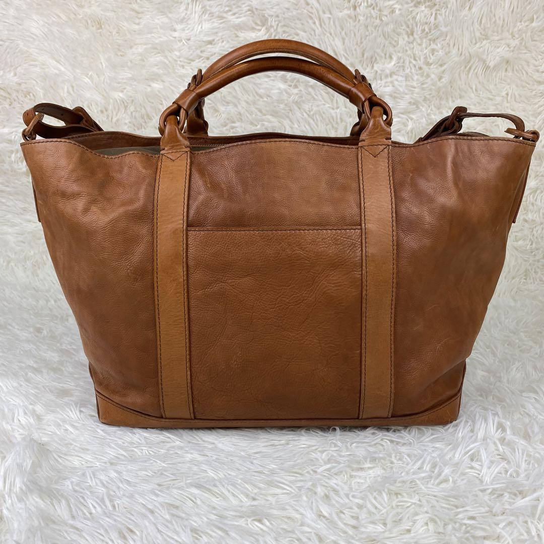 美品　genten  トートバッグ　2way  大容量　A4可