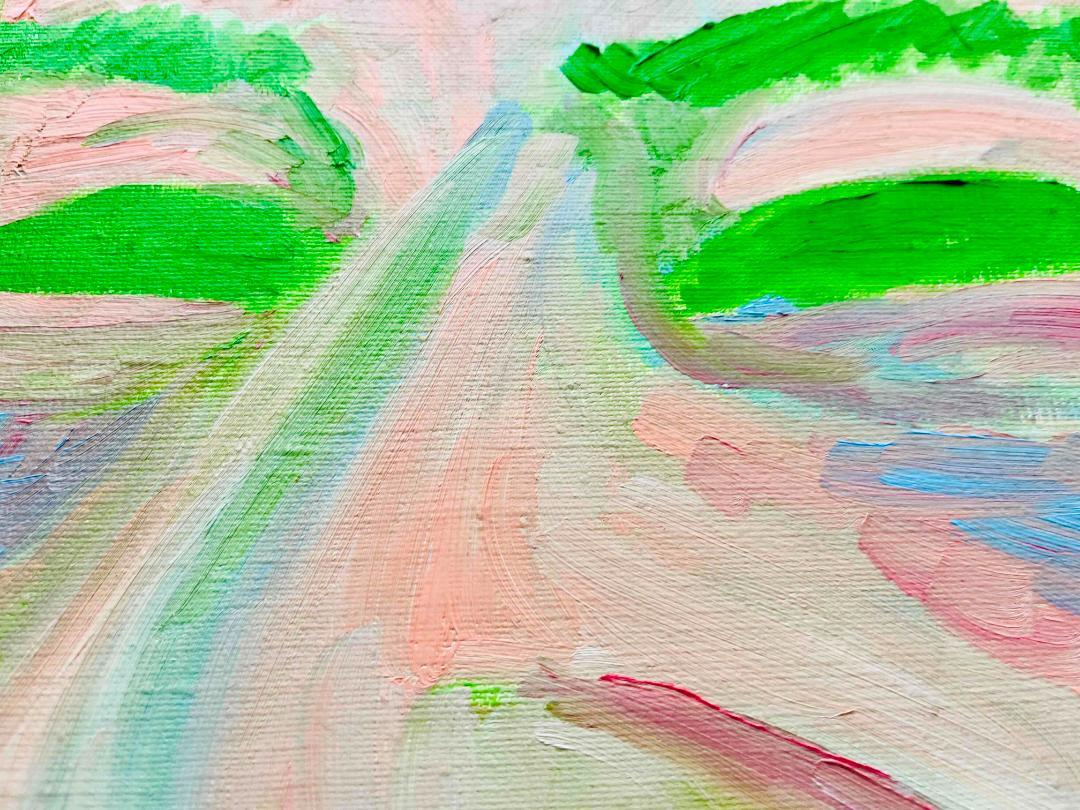 原画「勘当息子」F6・油彩