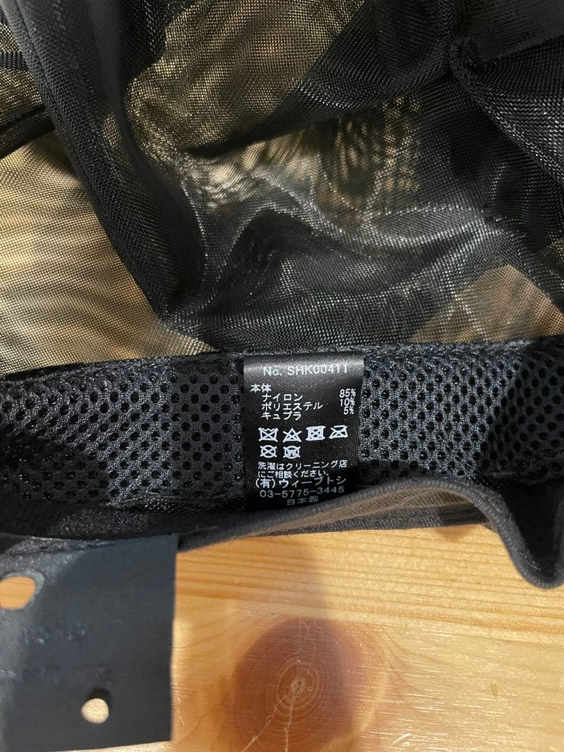 カシラ　キャップ　ドット　黒