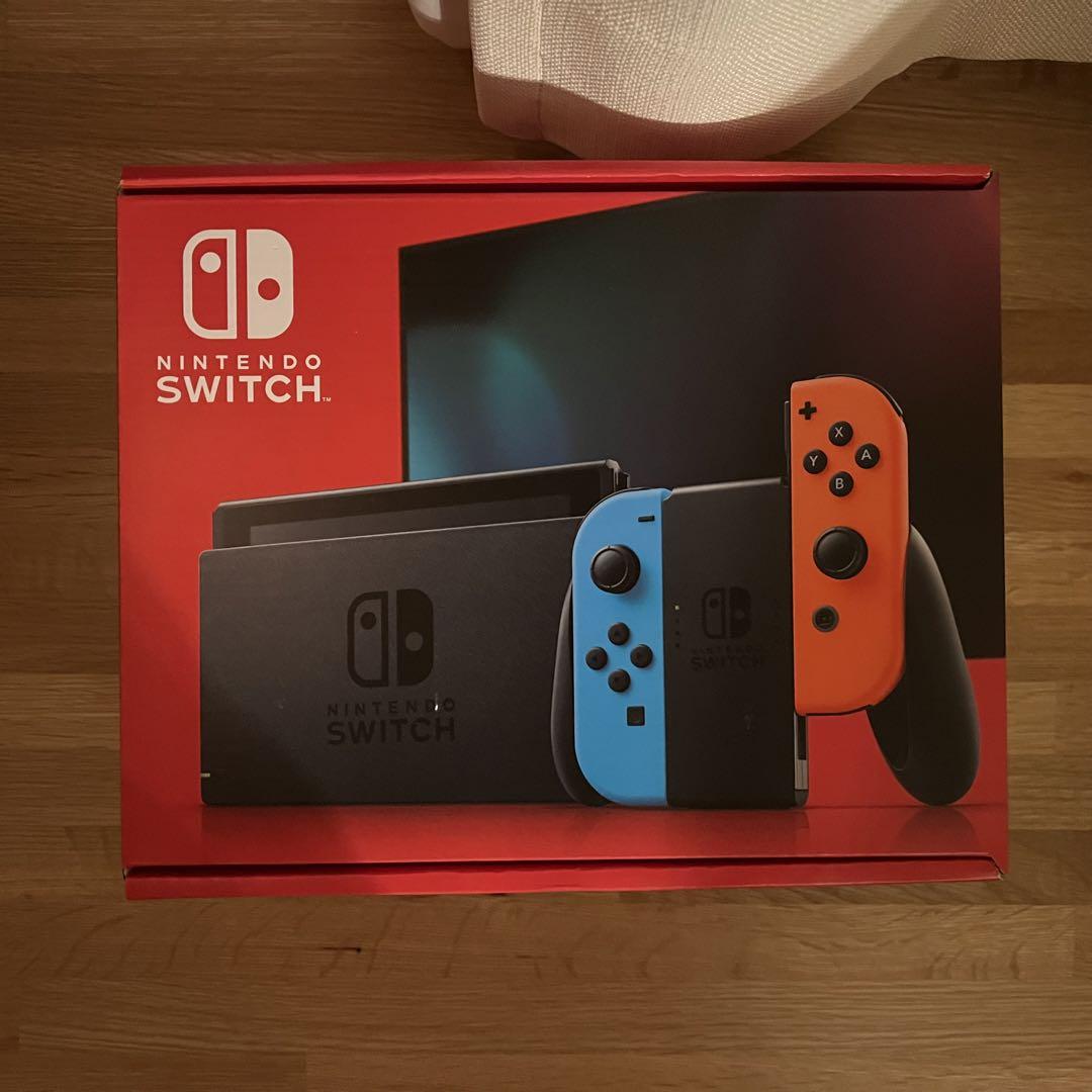 任天堂 - 新品 未開封 Nintendo Switch 新品未開封 ニンテンドースイッチ本体 ネオンブルー&ネオンレッド