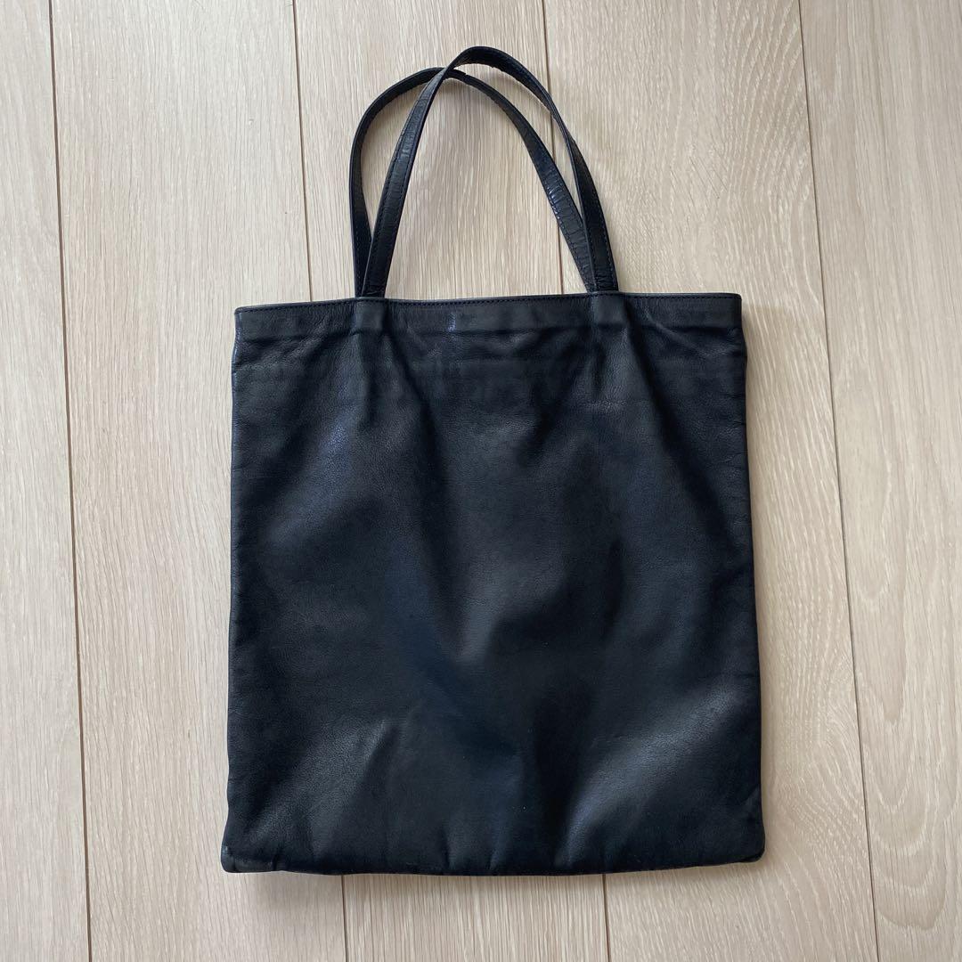 A.P.C. 黒 レザー トートバッグ