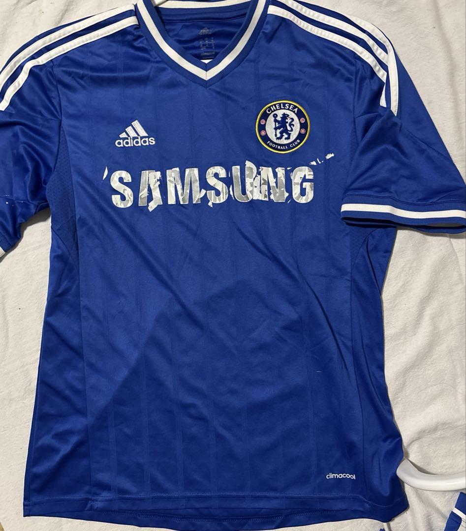 Chelsea FC adidas サッカーウェア 青　上下　Mサイズ