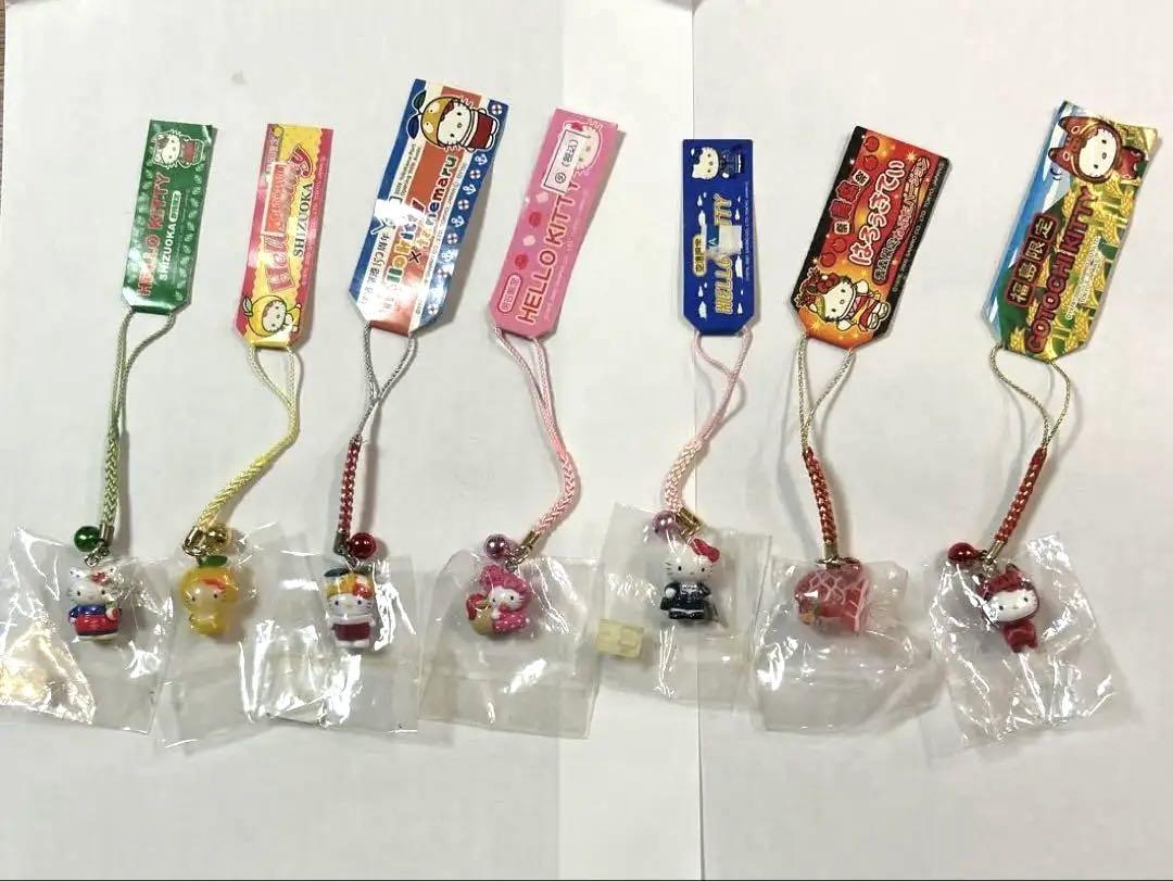 ご当地キティ　根付　7個セット ご当地キティ】根付け 関東限定 7点セット ハローキティ