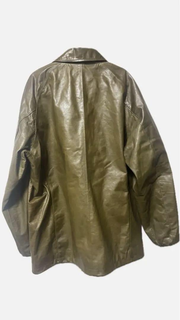【希少】天神ワークス レザーコーチジャケット 型番SJ01 size42
