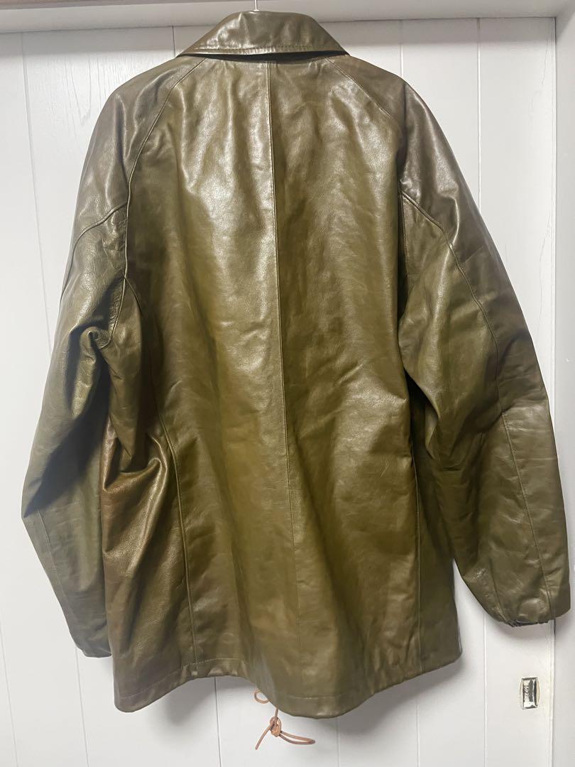 【希少】天神ワークス レザーコーチジャケット 型番SJ01 size42