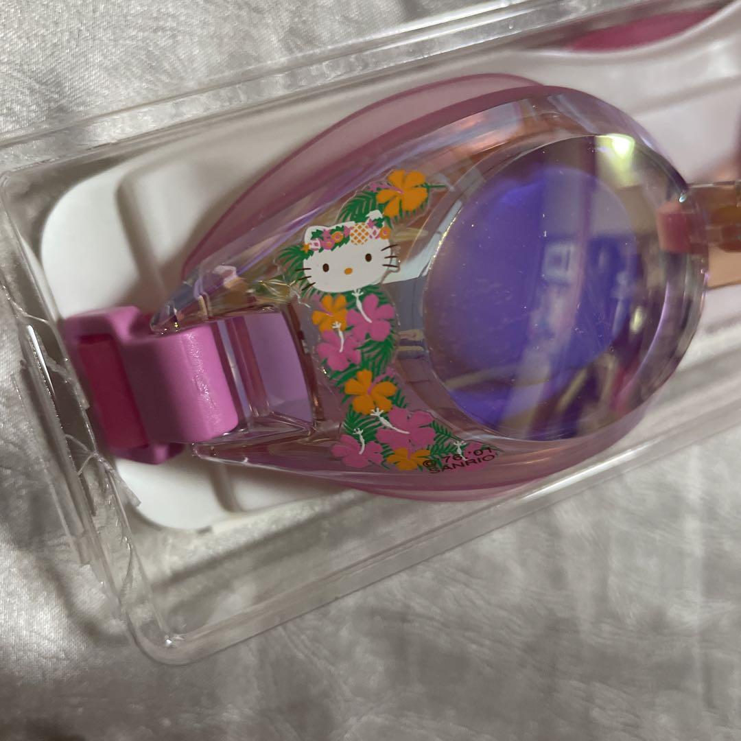 ★新品 子供ゴーグル  スヌーピー  キティちゃん  2点セット 水中メガネ★
