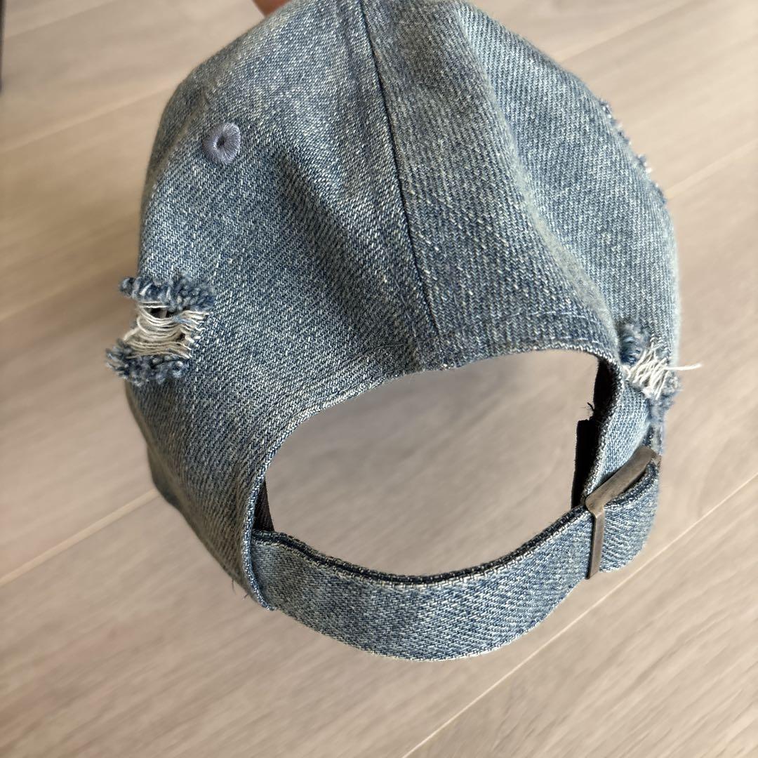 2025沖縄キャンプ限定　中日ドラゴンズ　New Era デニムキャップ刺繍ロゴ