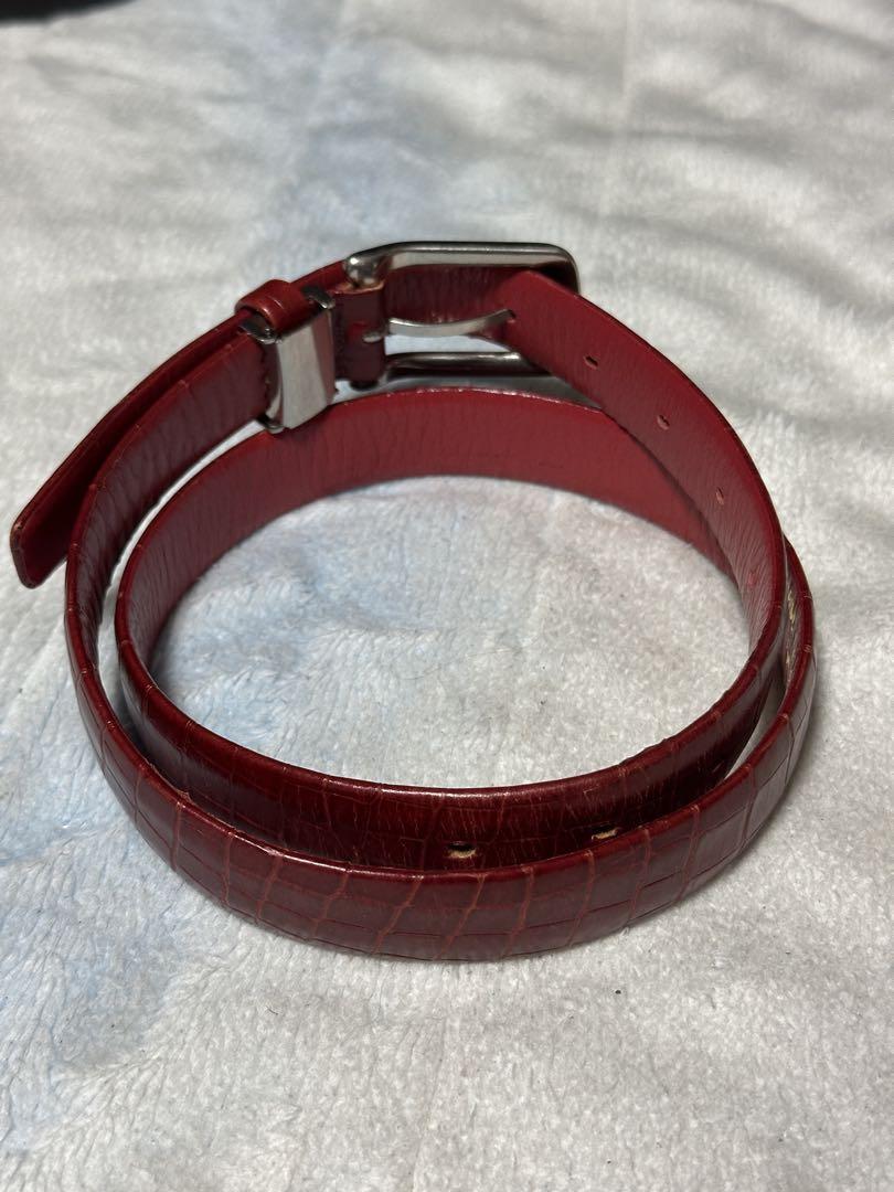 Comme des Garçons Crocodile Leather Belt