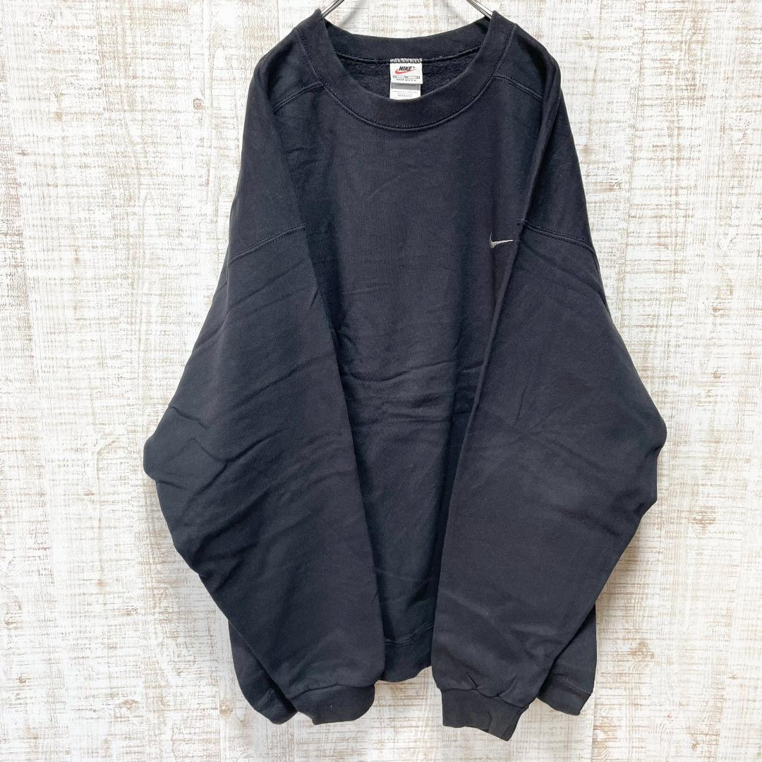超特価即納 USA製 刺繡ロゴ ワンポイントスウッシュ90s TiRb9-m20140610009 ナイキ スウェットトレーナー 即納