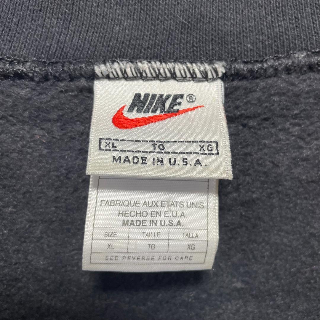 超特価即納 USA製 刺繡ロゴ ワンポイントスウッシュ90s TiRb9-m20140610009 ナイキ スウェットトレーナー 即納