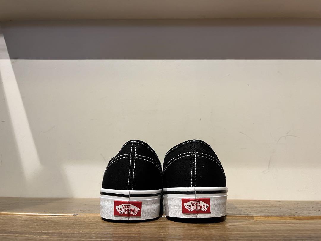 VANS AUTHENTIC ブラック ホワイト US正規品 赤箱 29.5cm
