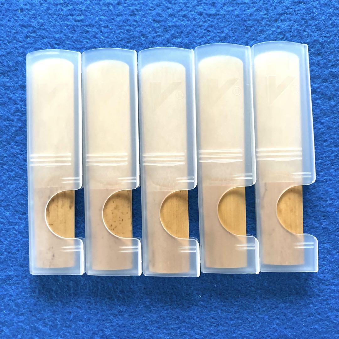 バリトンサックス　バンドーレン　青箱　3番　5箱 Vandoren トラディショナル 【硬さ：3】【青箱】 サックスリード