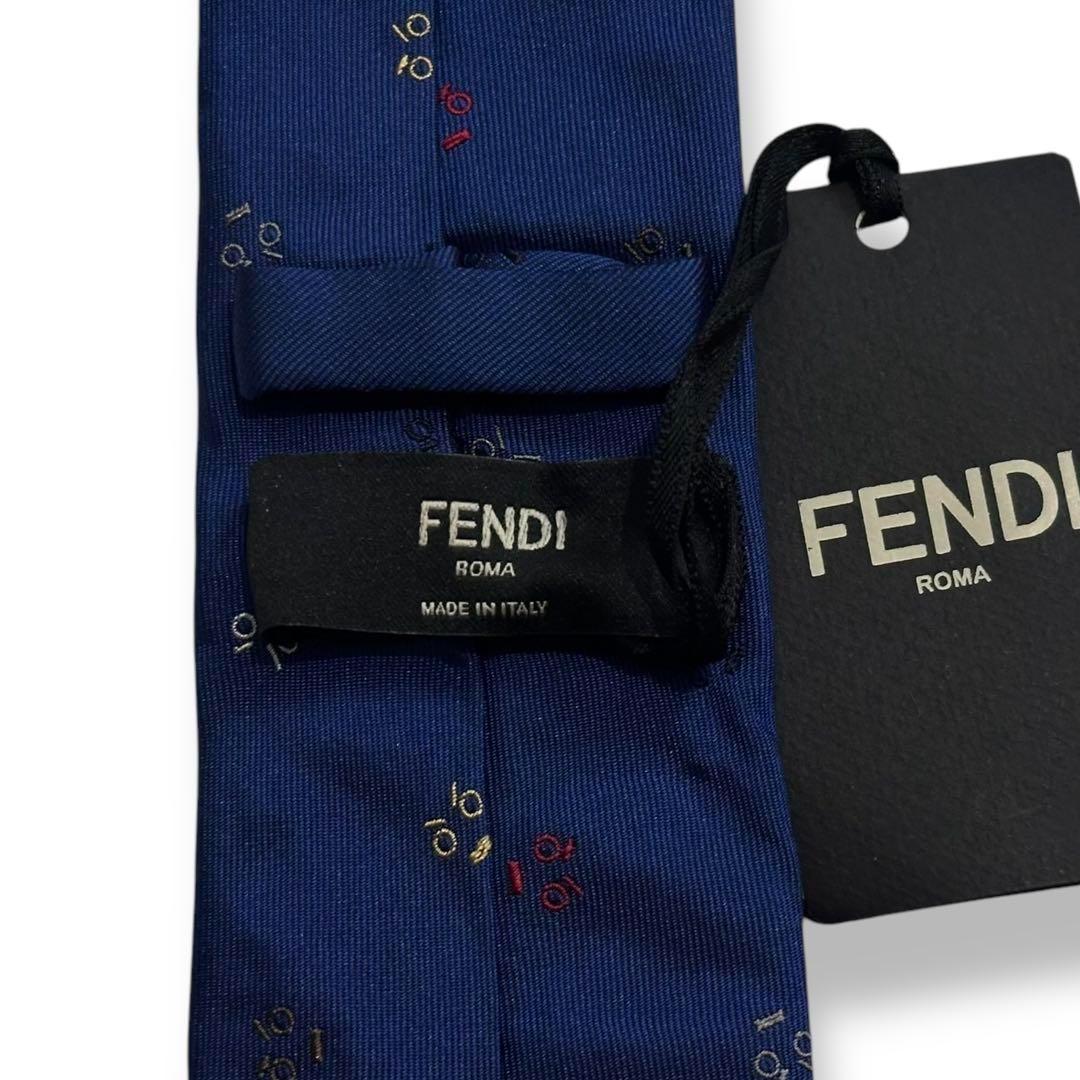 美品 フェンディ FENDI ネクタイ バッグバグズ モンスター