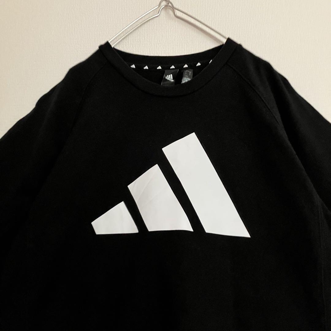 アディダス スリーストライプ 厚手 スウェット Tシャツtシャツ adidas