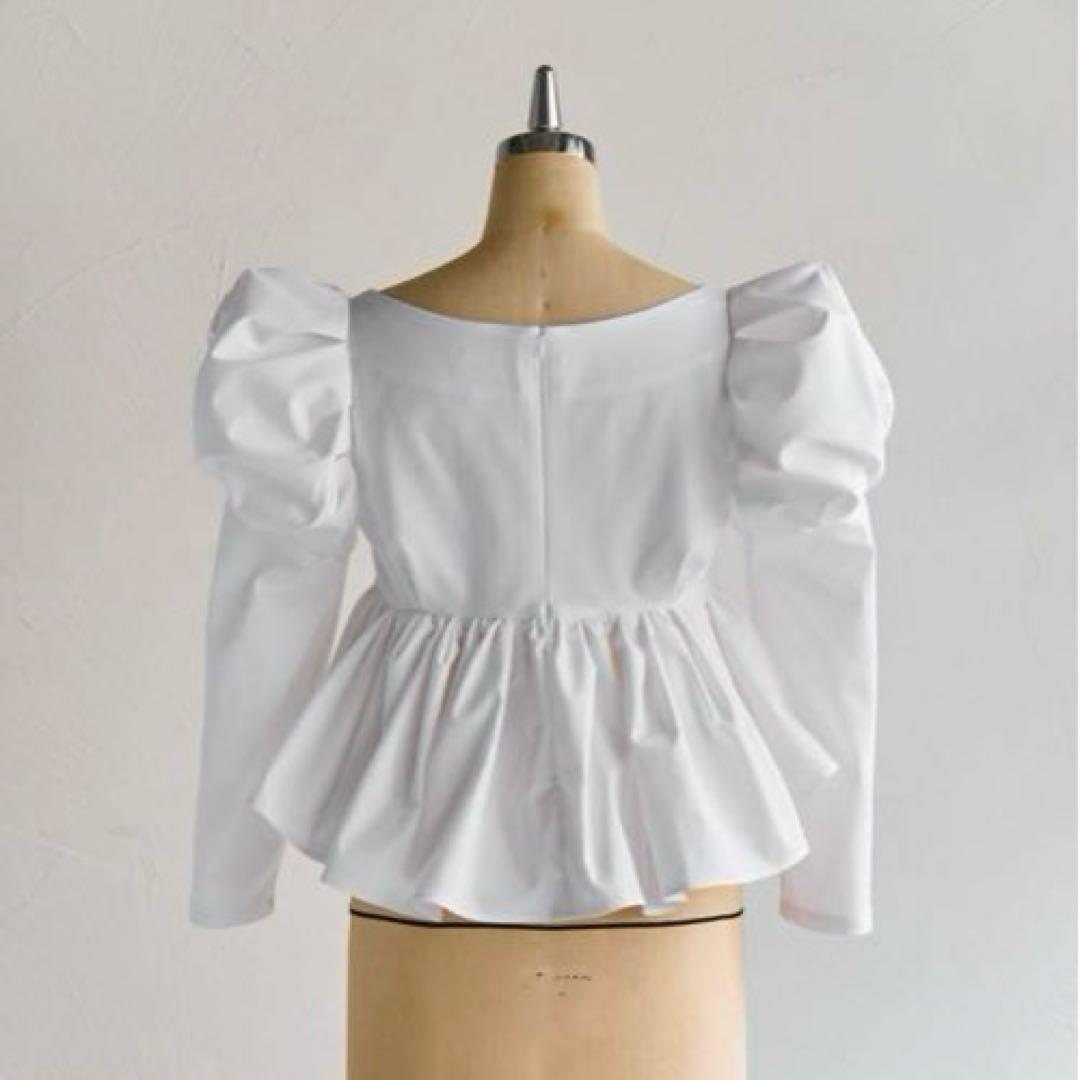 fete フェテ Candy blouse キャンディブラウス M ホワイト