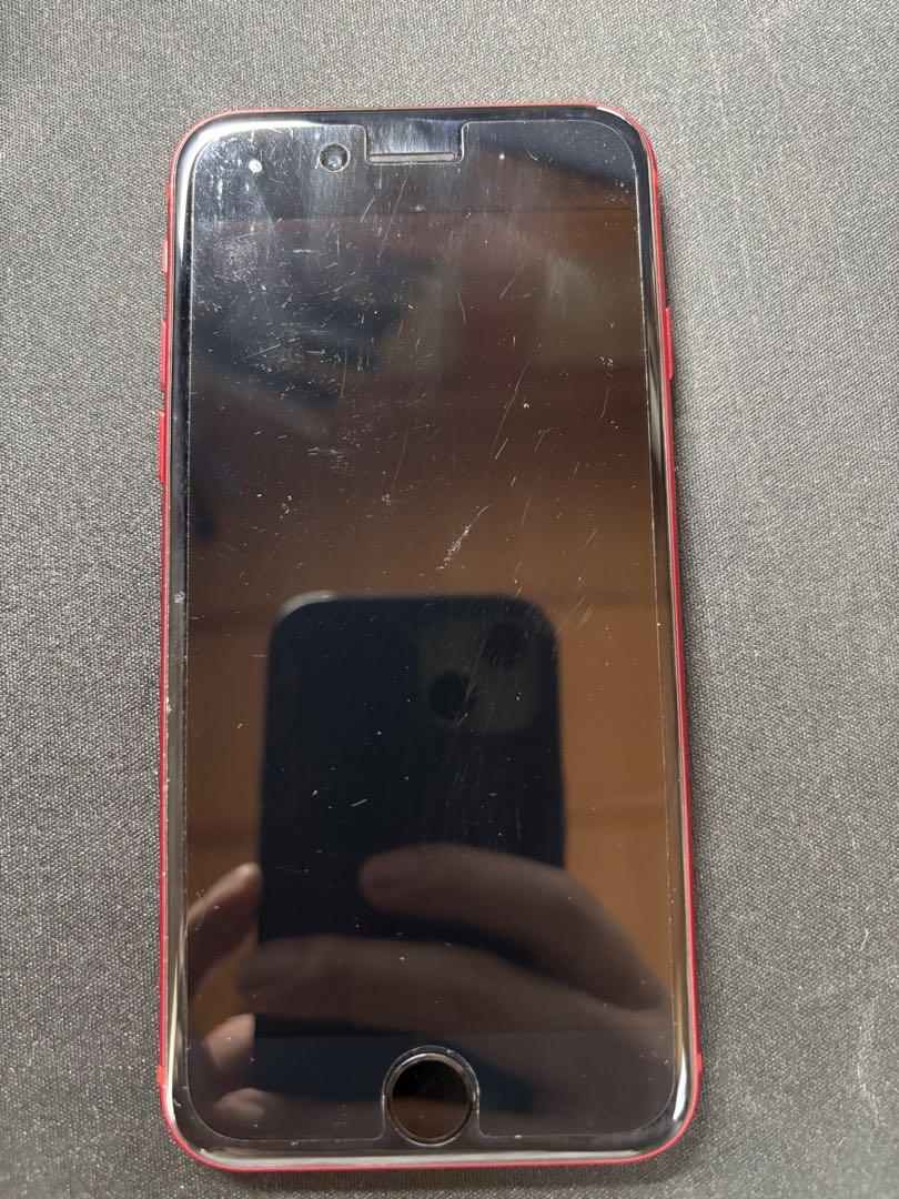 iPhone8 レッド 256GB 箱有 ケーブル無 SIMフリー