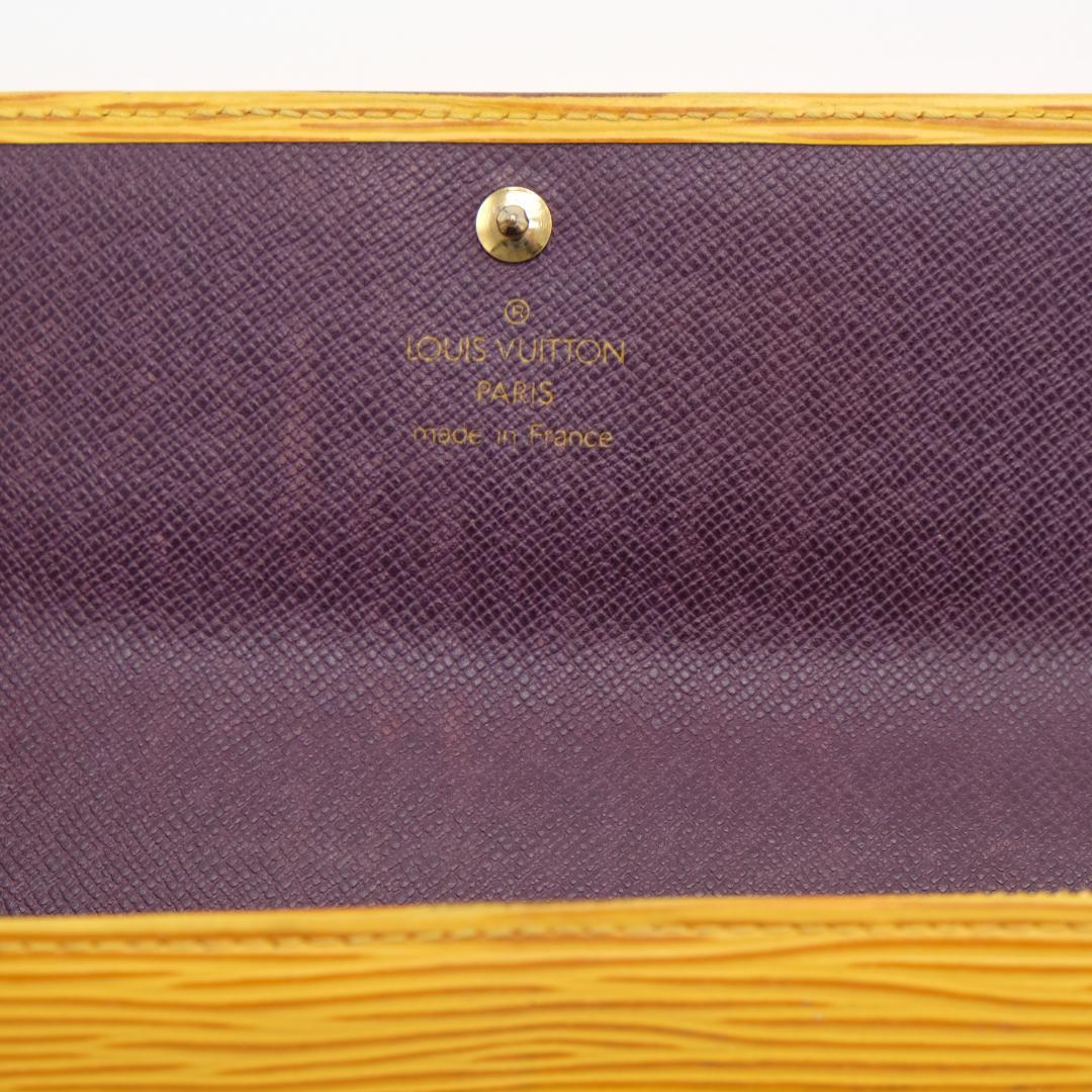 LOUISVUITTON ルイヴィトン エピポシェットポルトモネクレディ 長財布