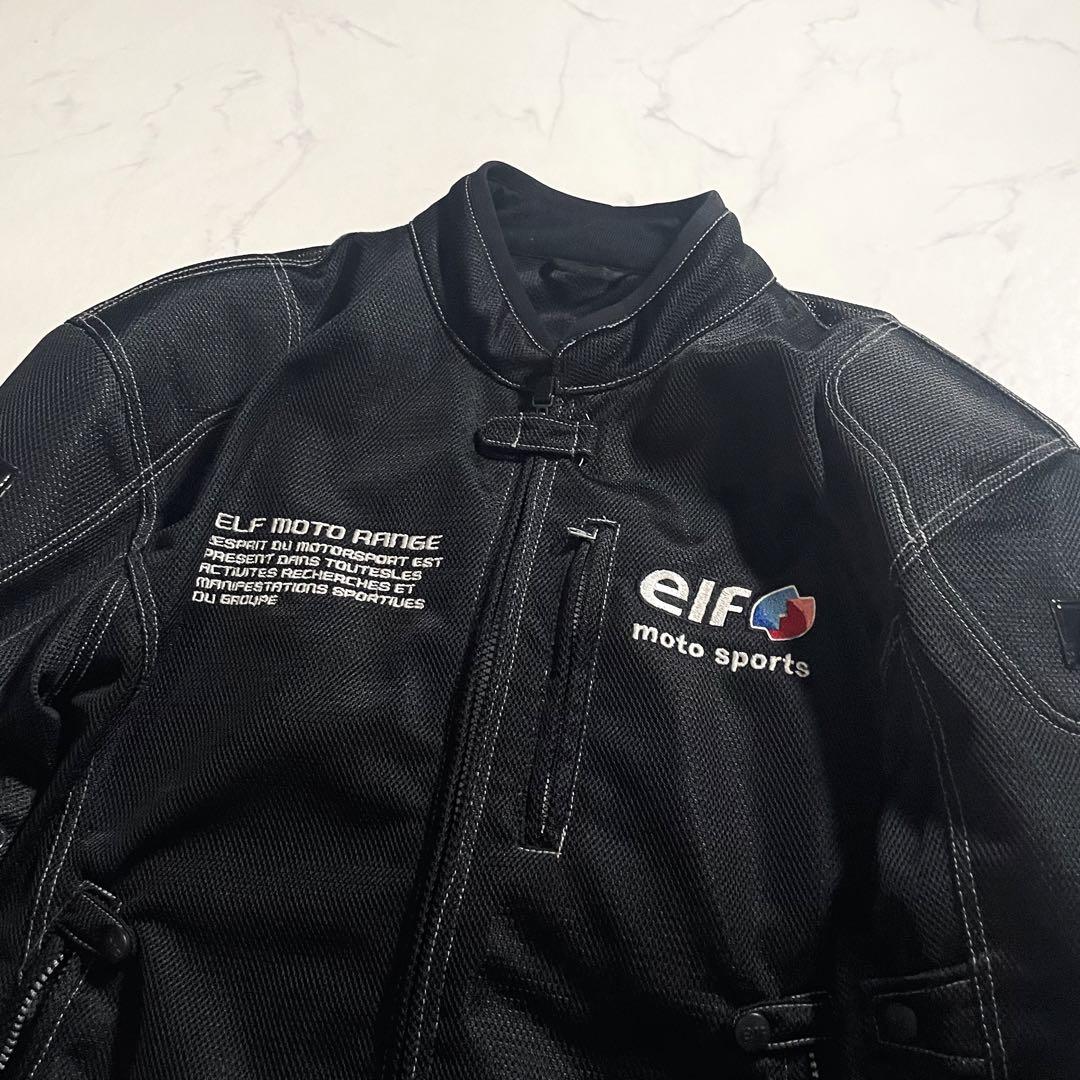 エルフ elf バイカージャケット シングルライダースXLサイズ ブラック