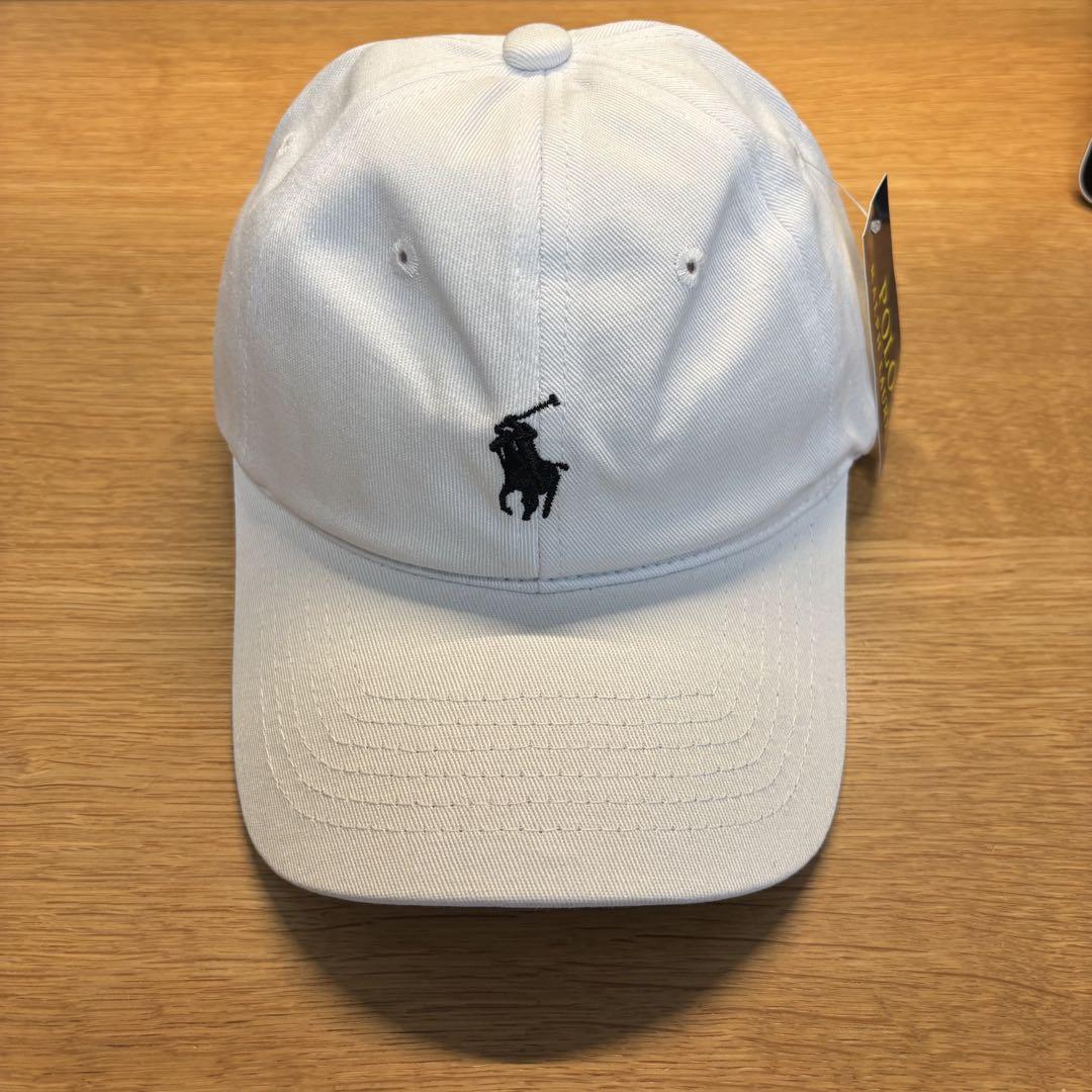 ラルフローレンキャップ　未使用　ホワイト Polo Ralph Lauren キャップ ホワイト ほぼ新品未使用｜Yahoo