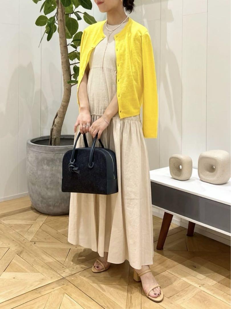 トゥモローランド Ballsey リネンコットンワンピース ベージュ 新品 画像9