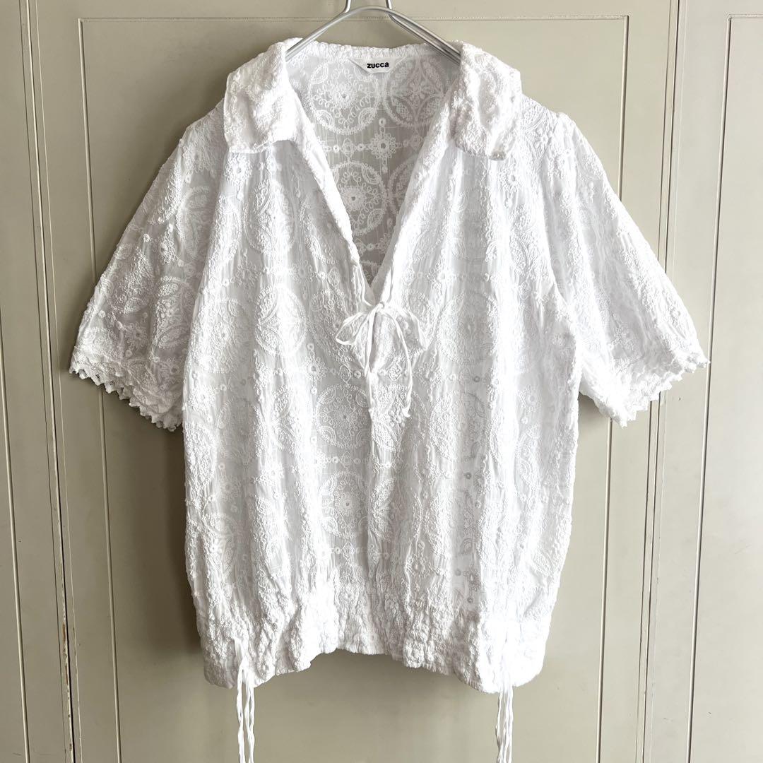 ZUCCa ズッカ 刺繍 セットアップ ブラウス&スカート - メルカリ