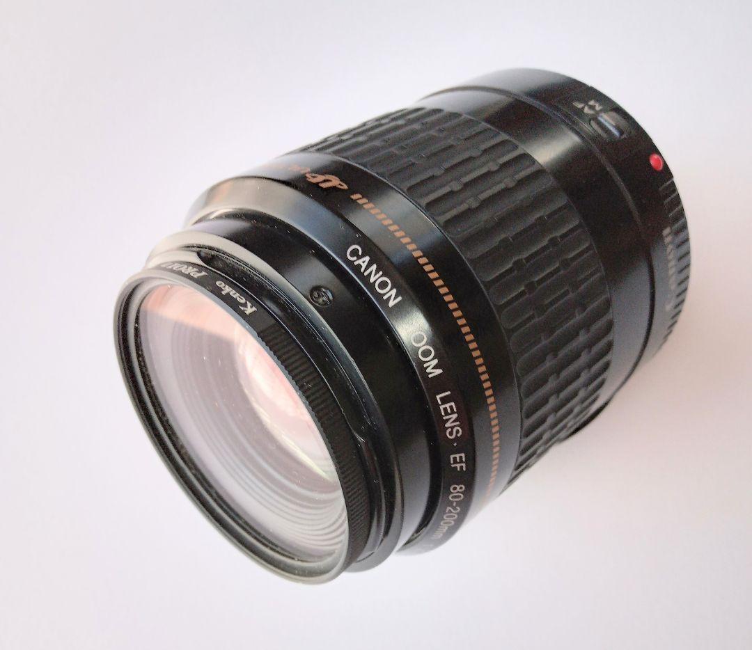 CANON EOS55 フィルムカメラ外部ストロボ ZOOMLENS2本、取説付