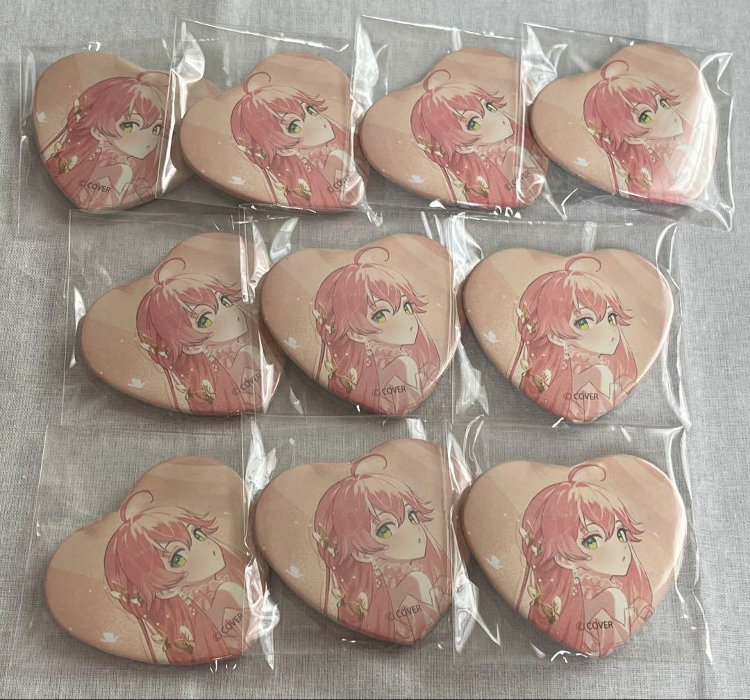 ホロライブ さくらみこ ホロレーヴ 缶バッジ ハート缶バッジ
