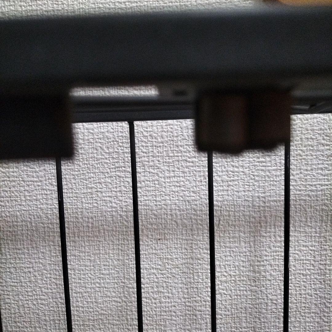 ブラックメタルラック ガラス棚付き傷や汚れあり