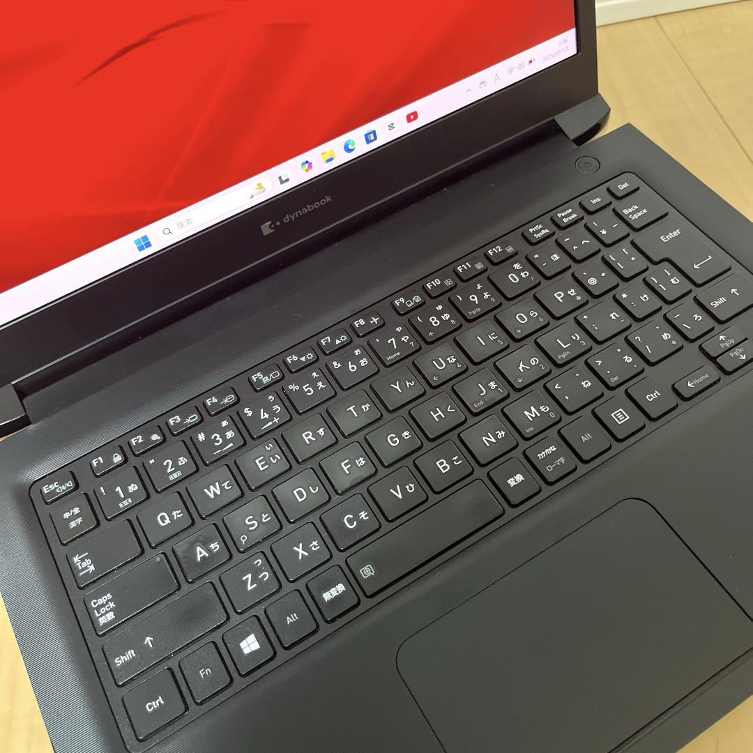 Core i7 第10世代 Dynabook 容量RAM24GB ノートパソコン