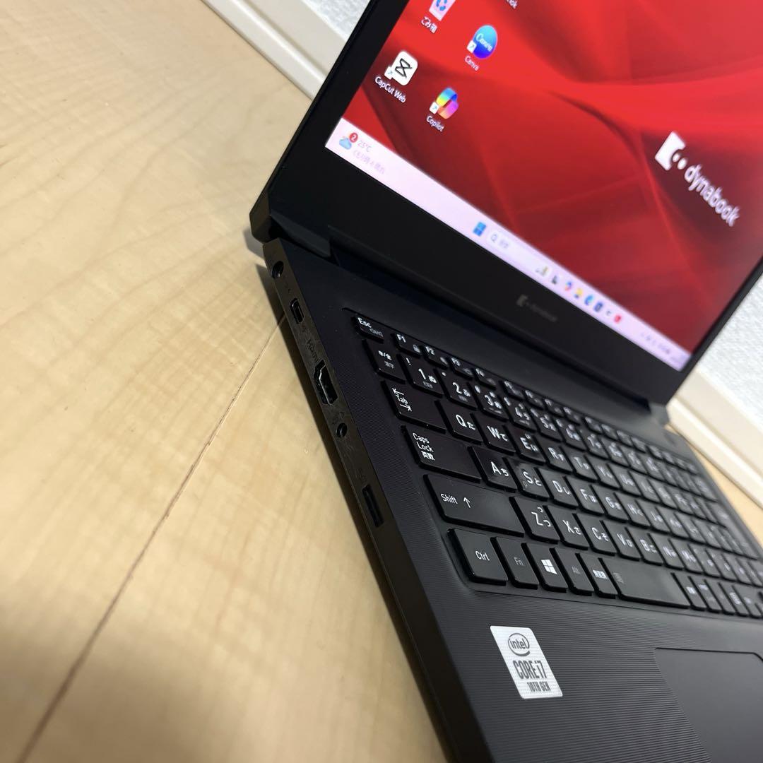 Core i7 第10世代 Dynabook 容量RAM24GB ノートパソコン