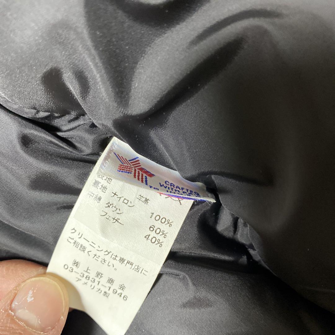Schott NYC ダウンベスト M ブラック　アメリカ製